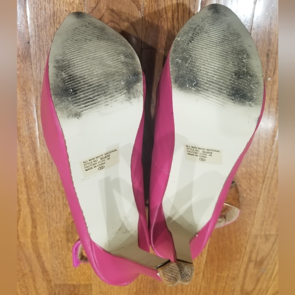 Raspberry Platform Pumps  size 10 - Picture 9 of 10